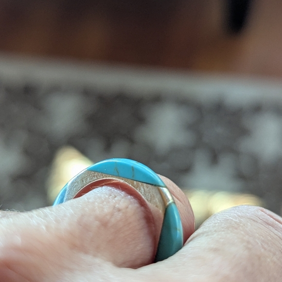 Jewelry - Turquoise 925 Sterling Silver Ring